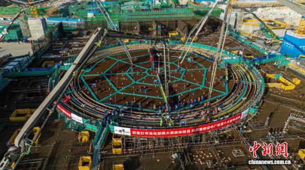 我国首个建树冷却塔的“华龙一号”核电机组建造责任全面启动